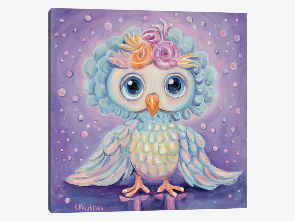 Owl by Olga Volna 1-piece Canvas Art