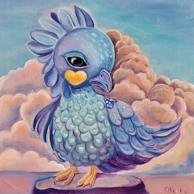 Peakock by Olga Volna framed wall art