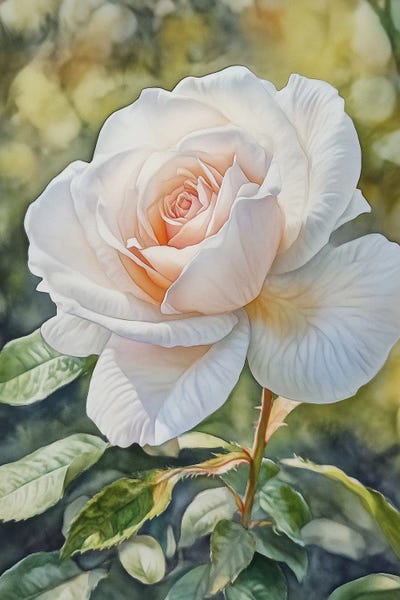Garden Rose by Olga Volna canvas print