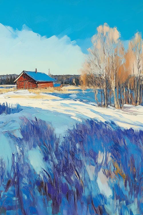 Winter Day by Olga Volna wall art