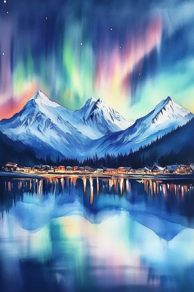 Aurora Borealis: Northern Lights by Olga Volna