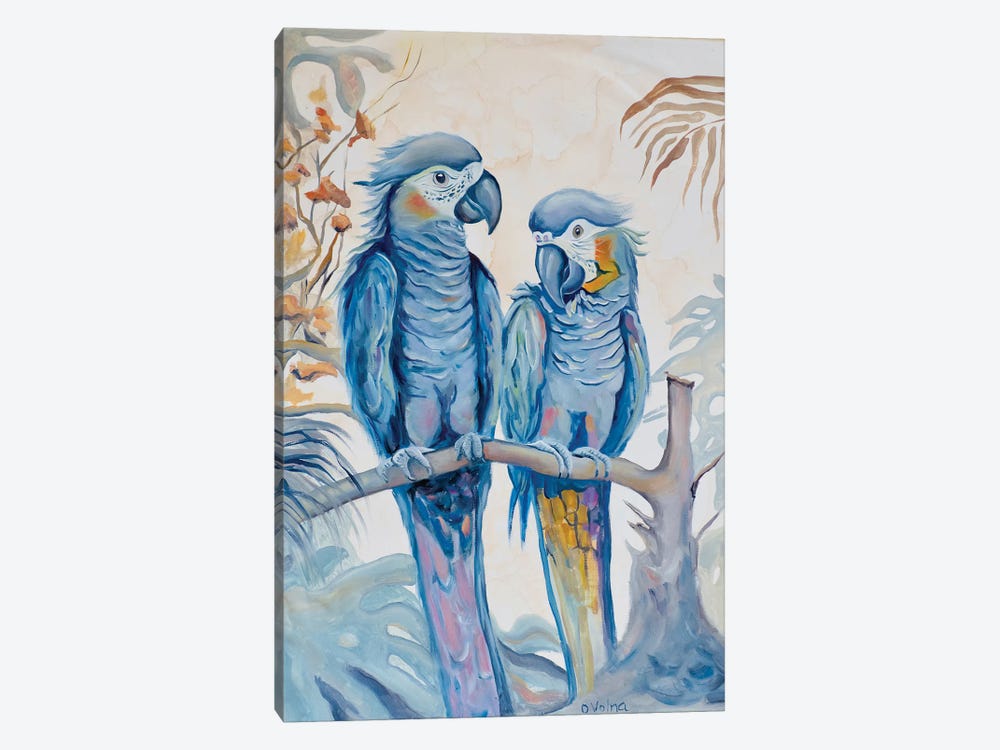 Parrots In Love by Olga Volna 1-piece Art Print