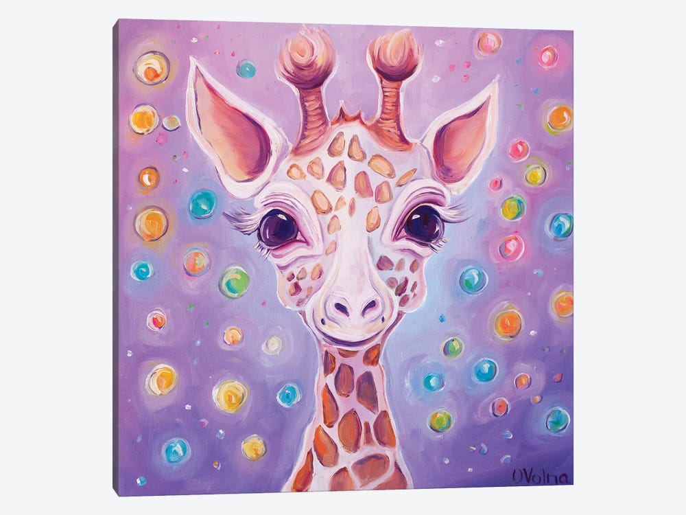 Giraffe I by Olga Volna 1-piece Art Print