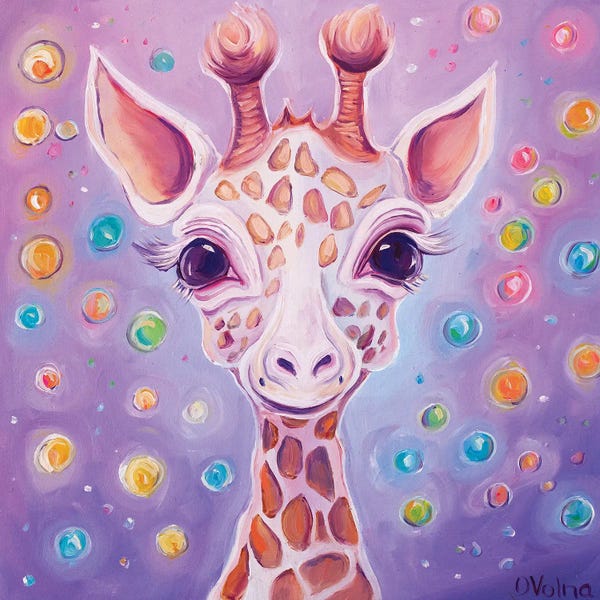 Giraffes: Giraffe I by Olga Volna