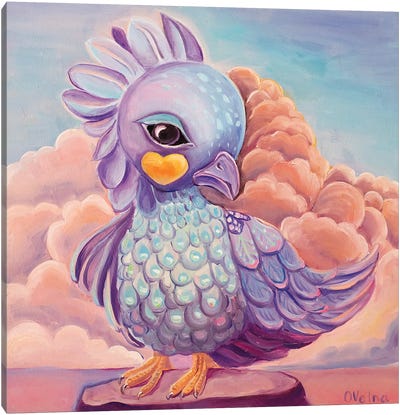 Peacock I Canvas Art Print - Olga Volna