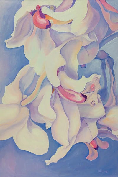 White Orchids by Olga Volna canvas print