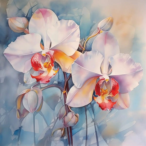 Orchids: Orchids II by Olga Volna