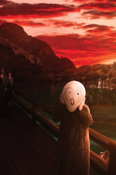 Scream by Oğuzhan Taşhan framed canvas print