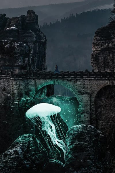 Secret Sea by Oğuzhan Taşhan metal wall art