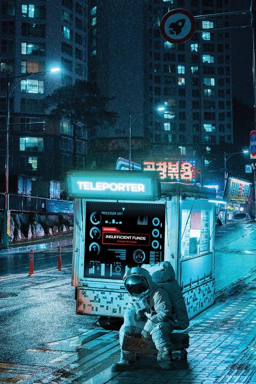 Teleporter by Oğuzhan Taşhan wall art