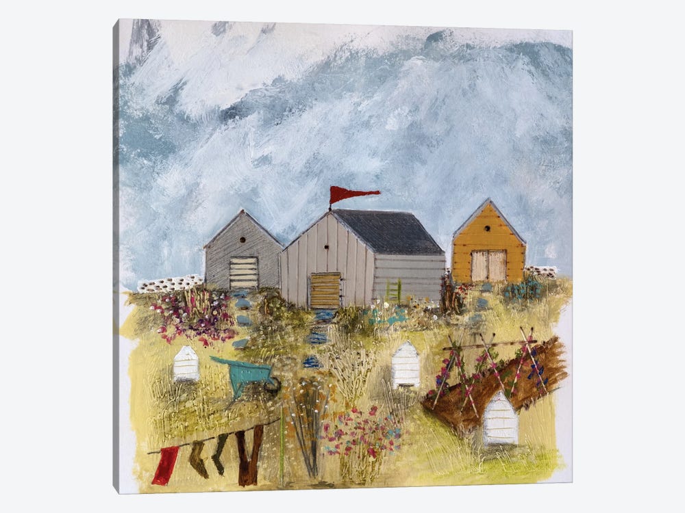 Gardeners Washday by Louise O'Hara 1-piece Canvas Art