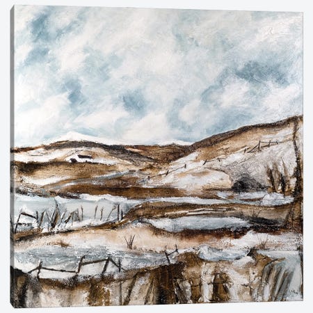 A Rugged Moorland Canvas Print #OHA20} by Louise O'Hara Canvas Artwork