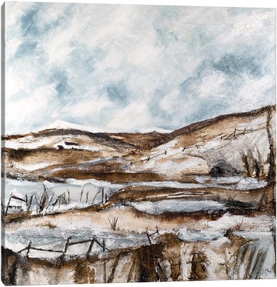 A Rugged Moorland Canvas Art Print - Louise O'Hara