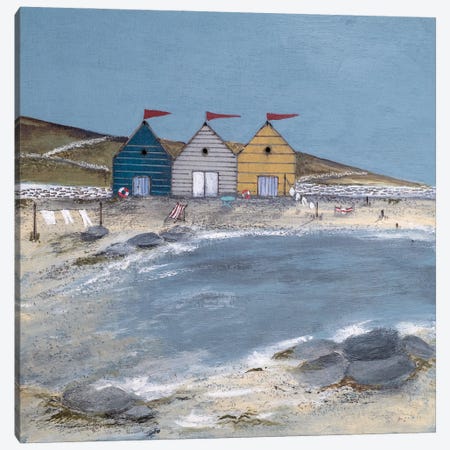 Our Coastal Retreat Canvas Print #OHA21} by Louise O'Hara Canvas Artwork