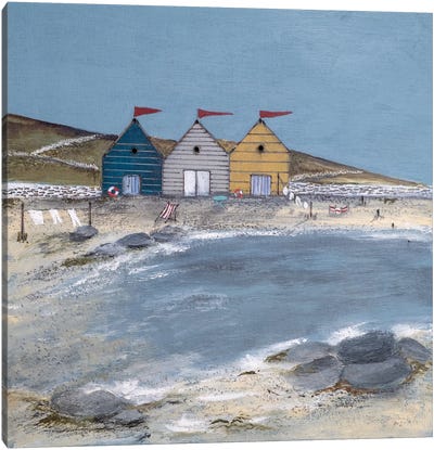 Our Coastal Retreat Canvas Art Print - Louise O'Hara