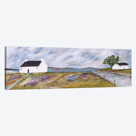 A Stroll Down To The Village Canvas Print #OHA30} by Louise O'Hara Canvas Print