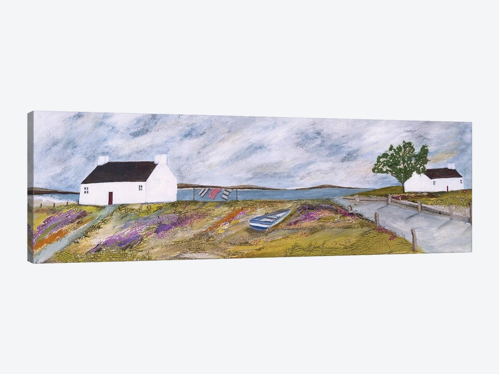 A Stroll Down To The Village by Louise O'Hara 1-piece Art Print