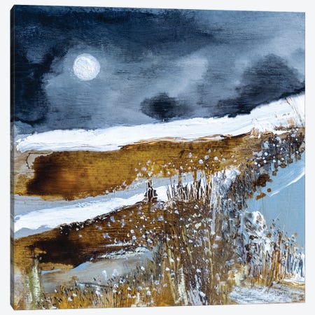 Wolf Moon Canvas Print #OHA31} by Louise O'Hara Canvas Print