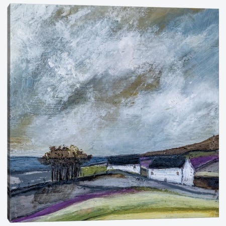 Seaview Cottage Canvas Print #OHA37} by Louise O'Hara Canvas Art