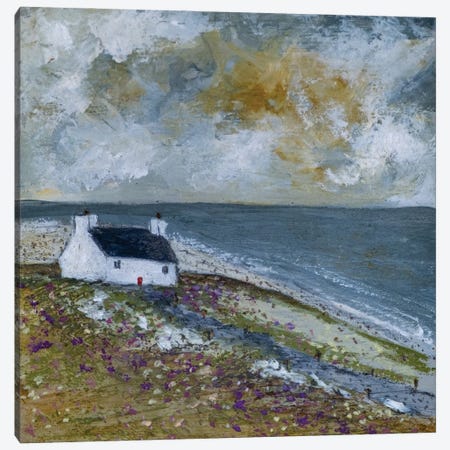 Coastal Cottage Canvas Print #OHA38} by Louise O'Hara Canvas Art Print