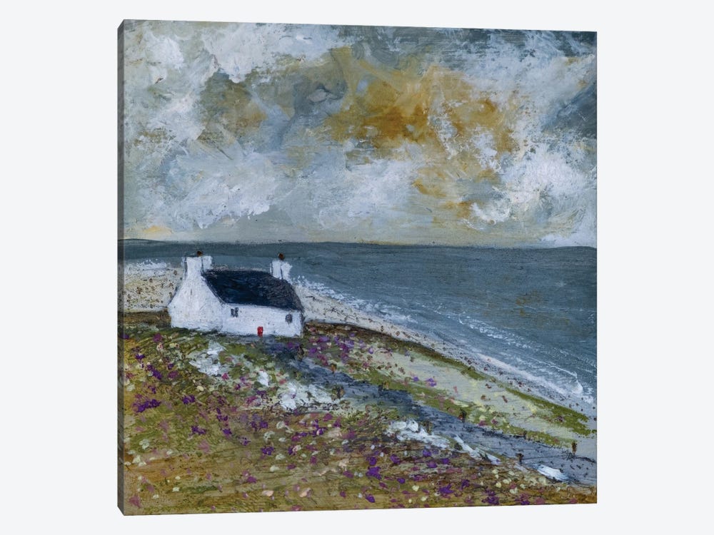 Coastal Cottage by Louise O'Hara 1-piece Art Print
