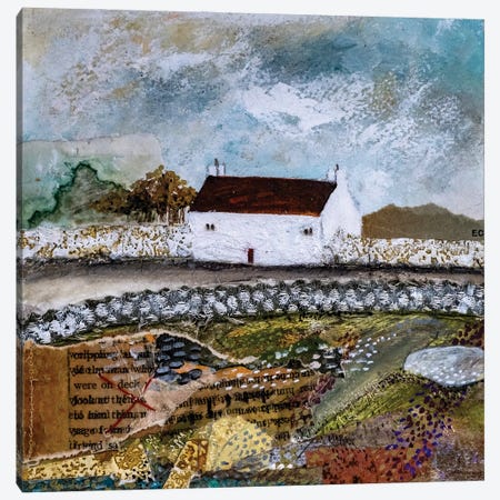 Whitewall Cottage Canvas Print #OHA45} by Louise O'Hara Canvas Print