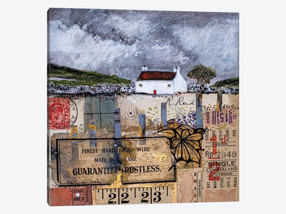 Brass Cottage by Louise O'Hara 1-piece Canvas Print