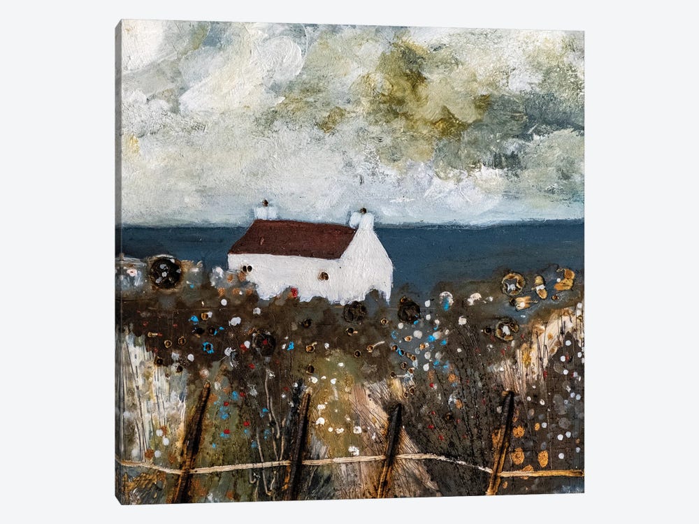 A Coastal Meadow by Louise O'Hara 1-piece Canvas Art Print