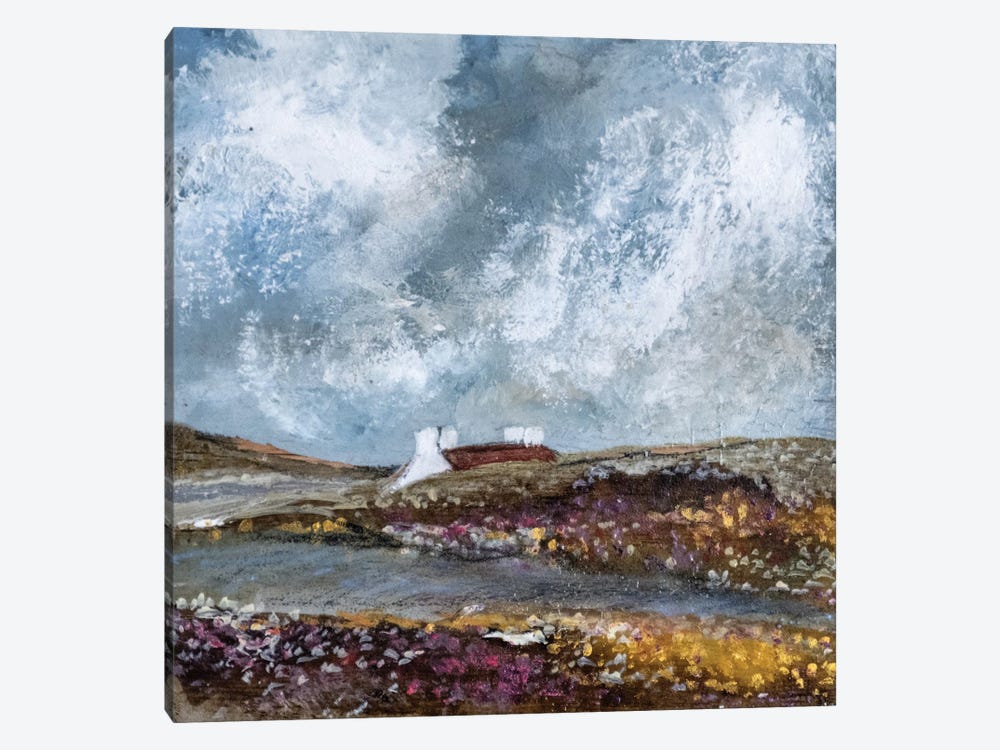Heather And Bracken by Louise O'Hara 1-piece Canvas Wall Art