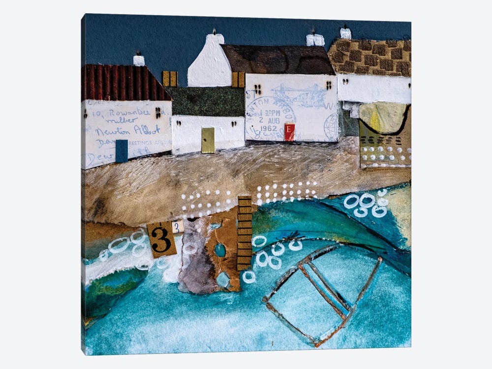 A Boat In The Harbour by Louise O'Hara 1-piece Canvas Artwork