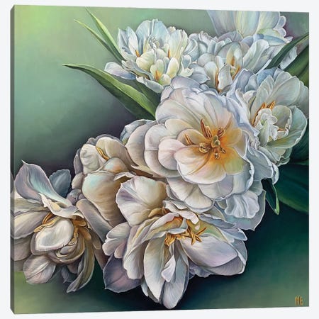 Flower Delight Canvas Print #OHT11} by Olena Hontar Canvas Art