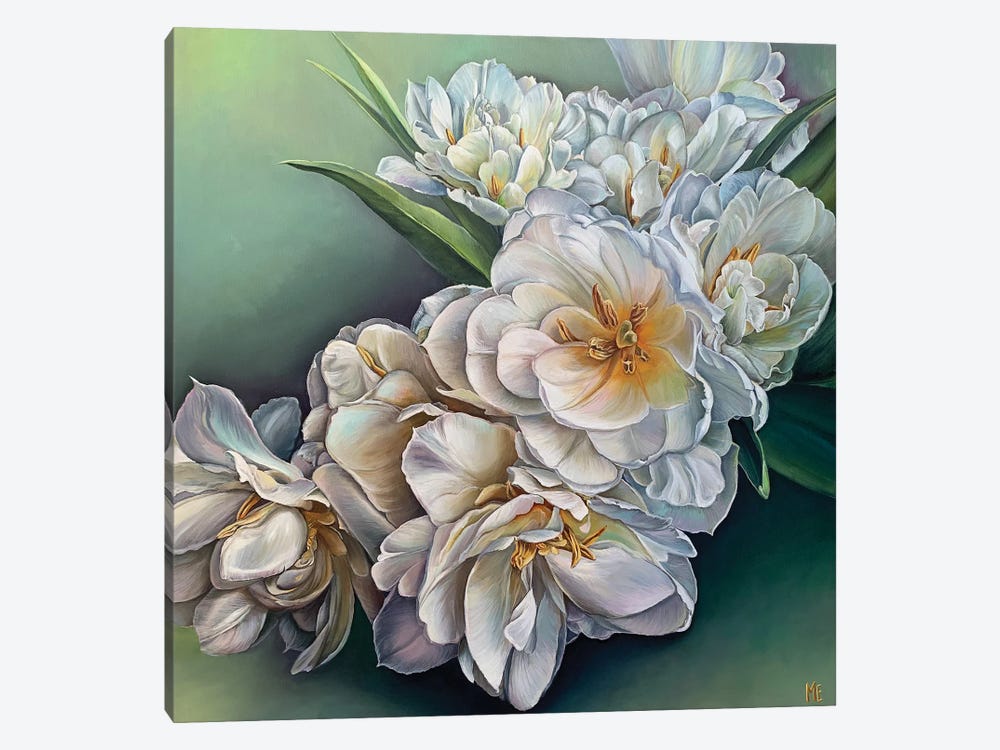Flower Delight by Olena Hontar 1-piece Canvas Art Print