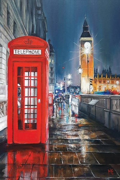 Olena Hontar: London At Night by Olena Hontar
