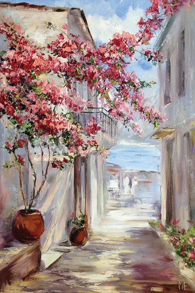Mediterranean Décor: Road To The Sea by Olena Hontar