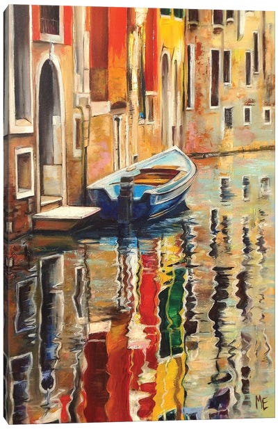 Sunny Day In Venice Canvas Art Print - Olena Hontar