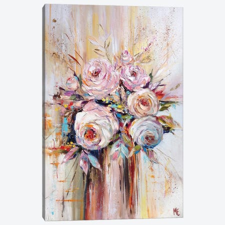 Bouquet Of Happiness Canvas Print #OHT3} by Olena Hontar Canvas Wall Art
