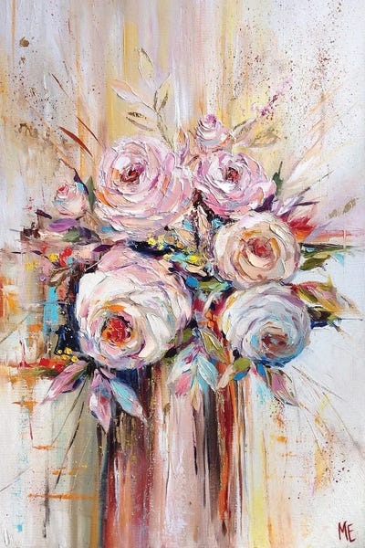 Peonies: Bouquet Of Happiness by Olena Hontar