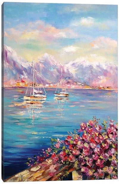 Sunny Day On The Lake Canvas Art Print - Olena Hontar