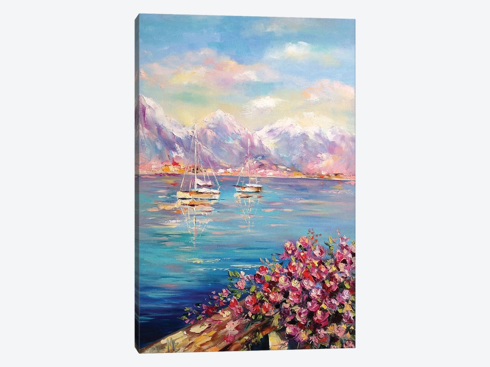 Sunny Day On The Lake by Olena Hontar 1-piece Art Print