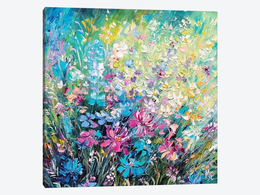 Wildflowers by Olena Hontar 1-piece Canvas Art Print