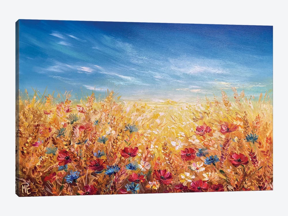 Peaceful Sky Of Ukraine by Olena Hontar 1-piece Canvas Art