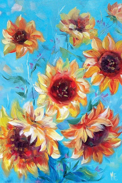 Fine Art Print: Sunflowers Of Peace by Olena Hontar
