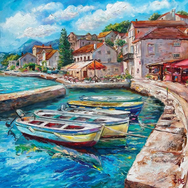 Harbors: A Quiet Harbor by Olena Hontar