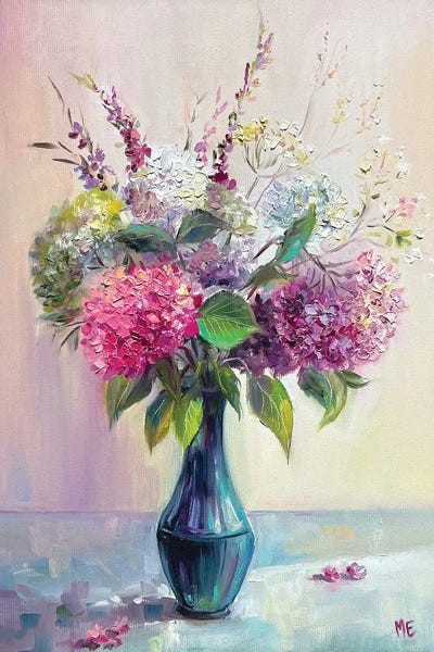 Artists From Ukraine: Hydrangea Smells Like Summer by Olena Hontar