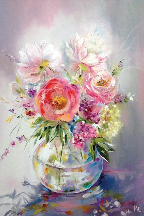 Bouquet Canvas Wall Art by Olena Hontar | iCanvas