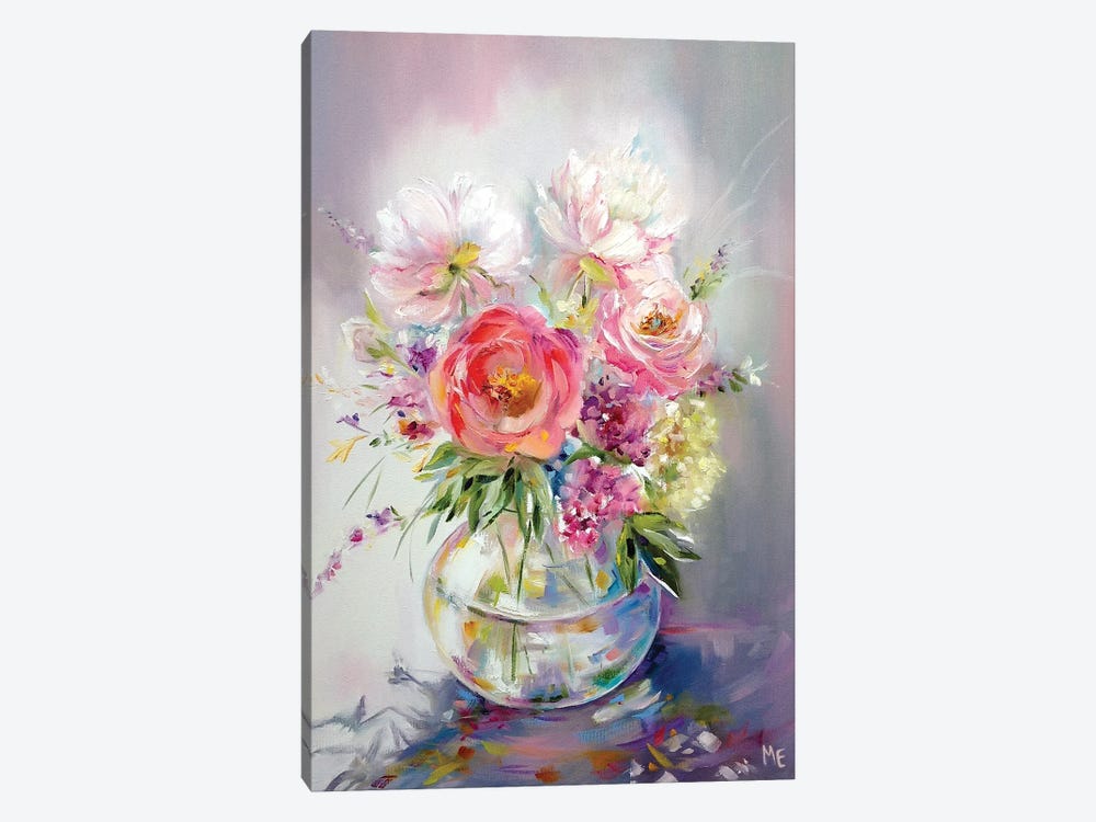 Bouquet by Olena Hontar 1-piece Canvas Art