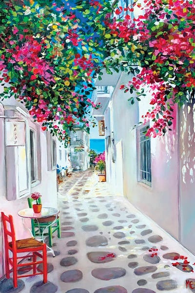 Mediterranean Décor: Bright Colors Of Greece by Olena Hontar