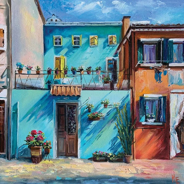 Olena Hontar: The Bright Colors Of Burano by Olena Hontar