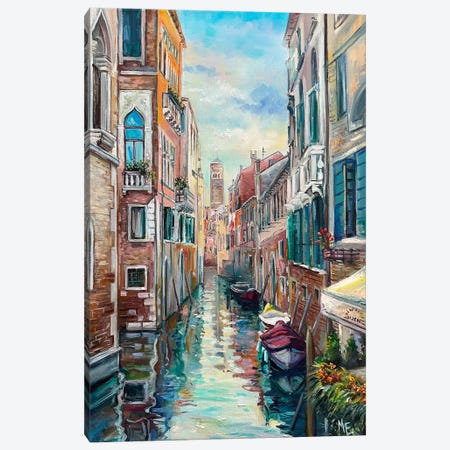 Venice Canvas Print #OHT77} by Olena Hontar Art Print