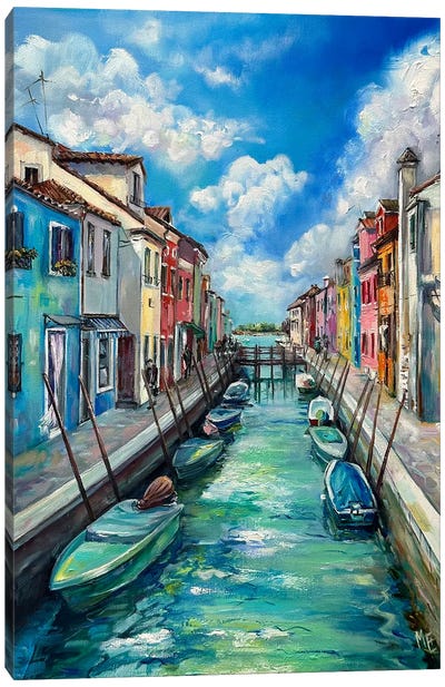 Burano 2023 Canvas Art Print - Veneto Art